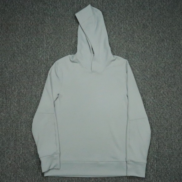 Lululemon Hoodie Mens Medium Gray Shift Stitch Snap Pullover Long Sleeve
